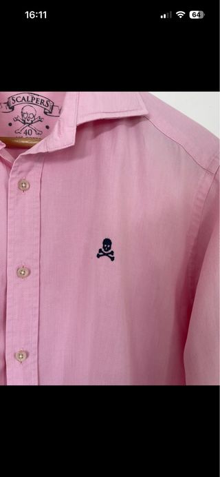 Camisa Scalpers Rosa Talla 40