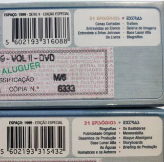 Espaço: 1999 - Série 1 e 2 DVD