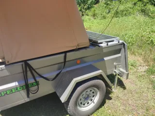 Remolque con tienda de techo Ironman