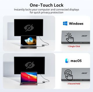 Hub USB-C Acer 9 en 1 para MacBook