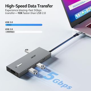 Hub USB-C Acer 9 en 1 para MacBook