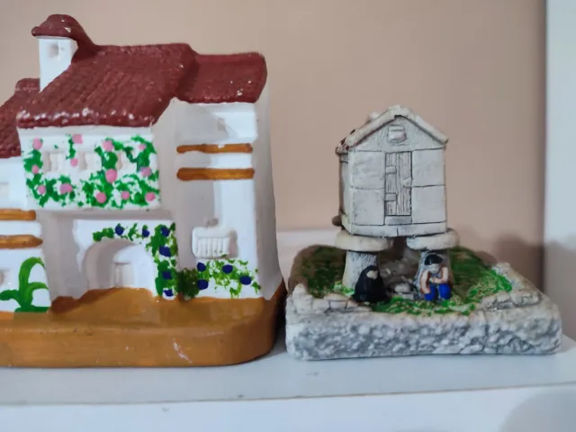 Lote de Casas Miniaturas Colecionáveis