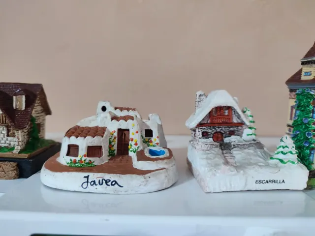 Lote de Casas Miniaturas Colecionáveis