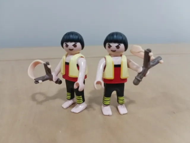 Playmobil Bambini Gemelli con Fionda