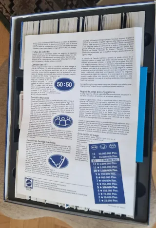 Juego de mesa ¿Quiere ser millonario? 50x15