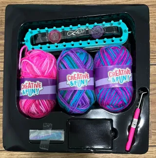 Juego Kit creativo para tejer bufandas