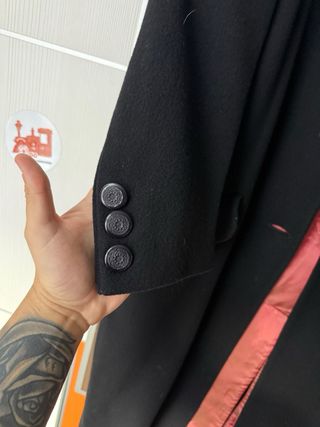 Abrigo Lana Virgen El Corte Inglés Negro