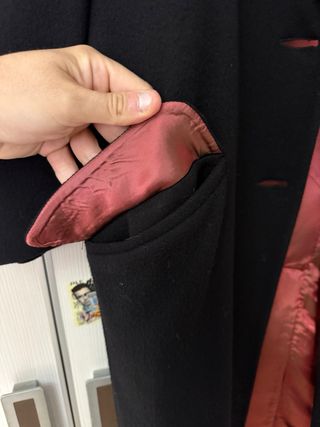 Abrigo Lana Virgen El Corte Inglés Negro