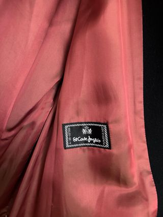 Abrigo Lana Virgen El Corte Inglés Negro