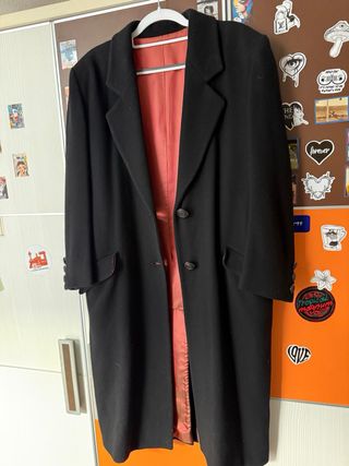 Abrigo Lana Virgen El Corte Inglés Negro