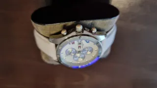 Reloj Tommy Hilfiger Blanco y Plateado