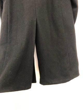 Abrigo largo Zara negro hombre