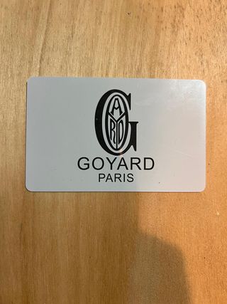 Portacarte Goyard Beige/Bianco