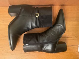 JAIME MASCARÓ - Botines negros tacón 39