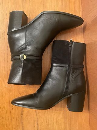 JAIME MASCARÓ - Botines negros tacón 39