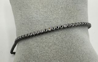 Pulsera Oro 18k Diamantes Negros