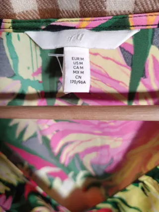 Vestido midi estampado floral verano