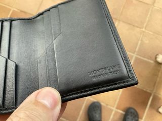 Cartera Tarjetero Montblanc Negra