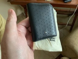 Cartera Tarjetero Montblanc Negra