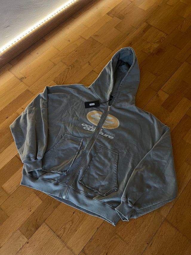 Chaqueta Cold Culture Gris Cremallera