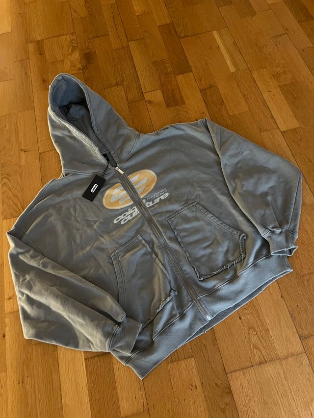 Chaqueta Cold Culture Gris Cremallera