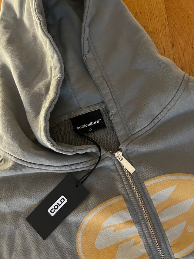 Chaqueta Cold Culture Gris Cremallera