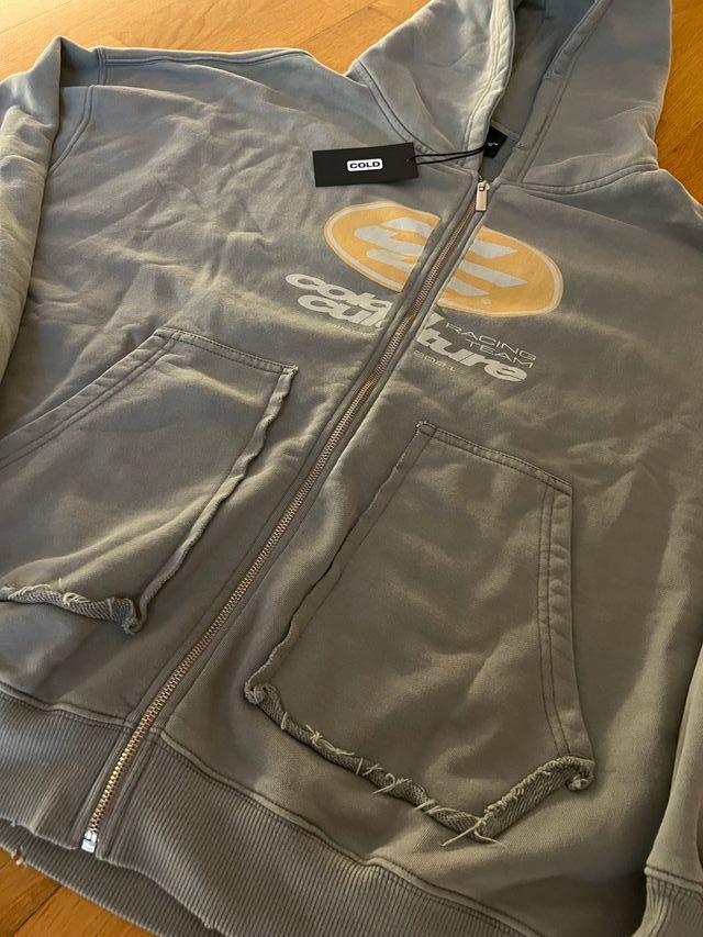 Chaqueta Cold Culture Gris Cremallera