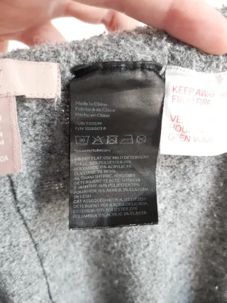 Pantalones de pijama H&M Mujer Gris Invierno