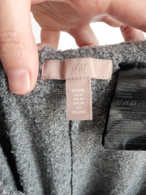 Pantalones de pijama H&M Mujer Gris Invierno