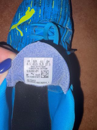 Zapatillas Puma Ultra Azul y Verde