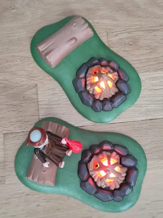 PLAYMOBIL HOGUERA CON TRONCO IDEAL BELÉN