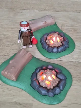 PLAYMOBIL HOGUERA CON TRONCO IDEAL BELÉN