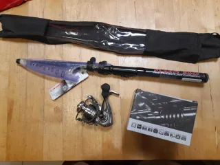 Caña de pescar Camor Flash 360 y carrete