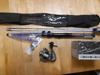 Caña de pescar Camor Flash 360 y carrete