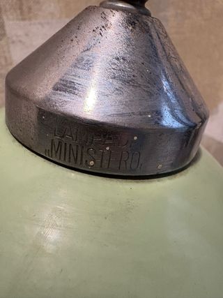 Lampada ministero antica verde