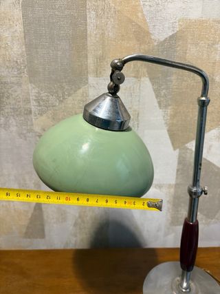 Lampada ministero antica verde