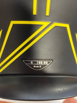 Casco Moto AGV Negro y Amarillo