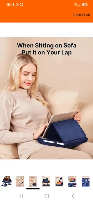 Soporte almohada para tablet y e-reader nuevo prec