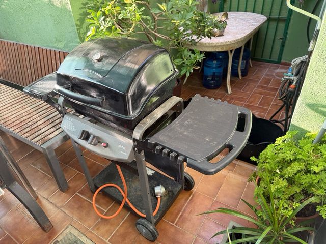 Barbecue in metallo e plastica
