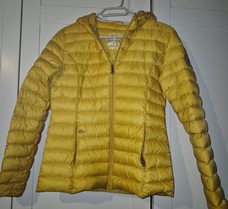 Chaqueta Jott Plumas Amarilla Talla M
