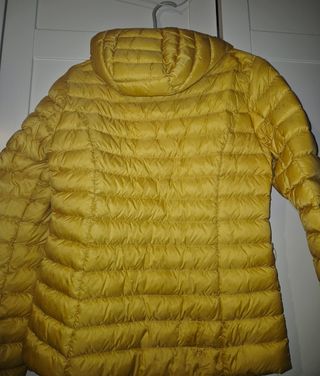 Chaqueta Jott Plumas Amarilla Talla M