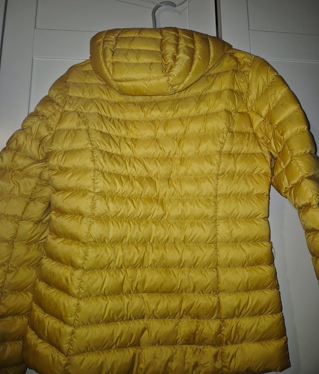 Chaqueta Jott Plumas Amarilla Talla M