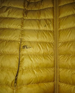 Chaqueta Jott Plumas Amarilla Talla M