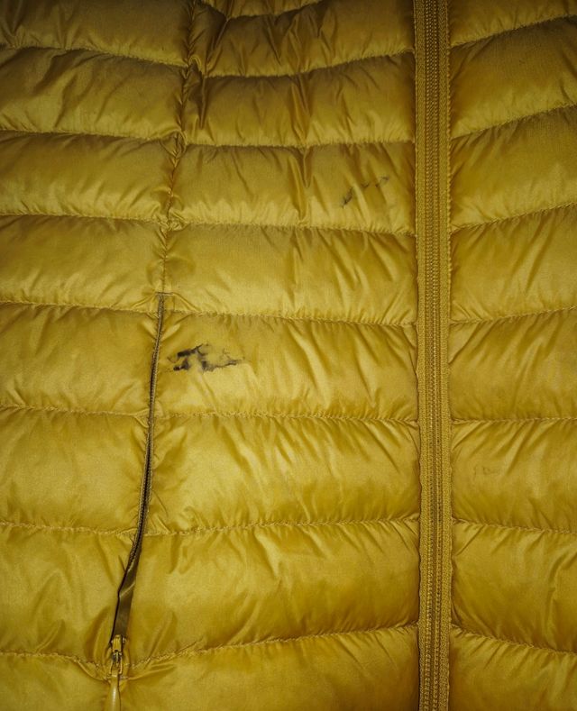 Chaqueta Jott Plumas Amarilla Talla M