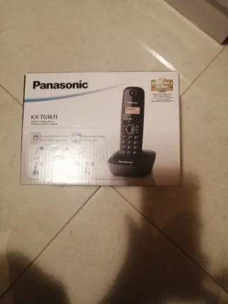 Telefono cordless Panasonic KX-TG1611 nero