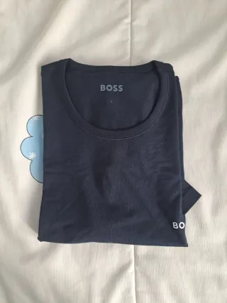 Camiseta BOSS azul talla L