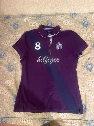 Polo Tommy Hilfiger Morado Talla M