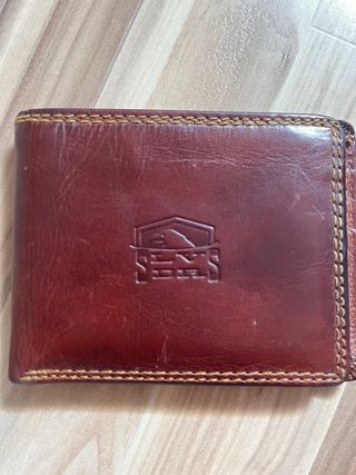 Cartera de piel hombre