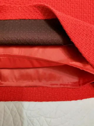 Falda Mango Roja Talla M