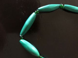 Collana perle malachite